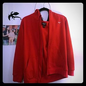 Everlast boys zippered hoodie, size L (14/16) Red